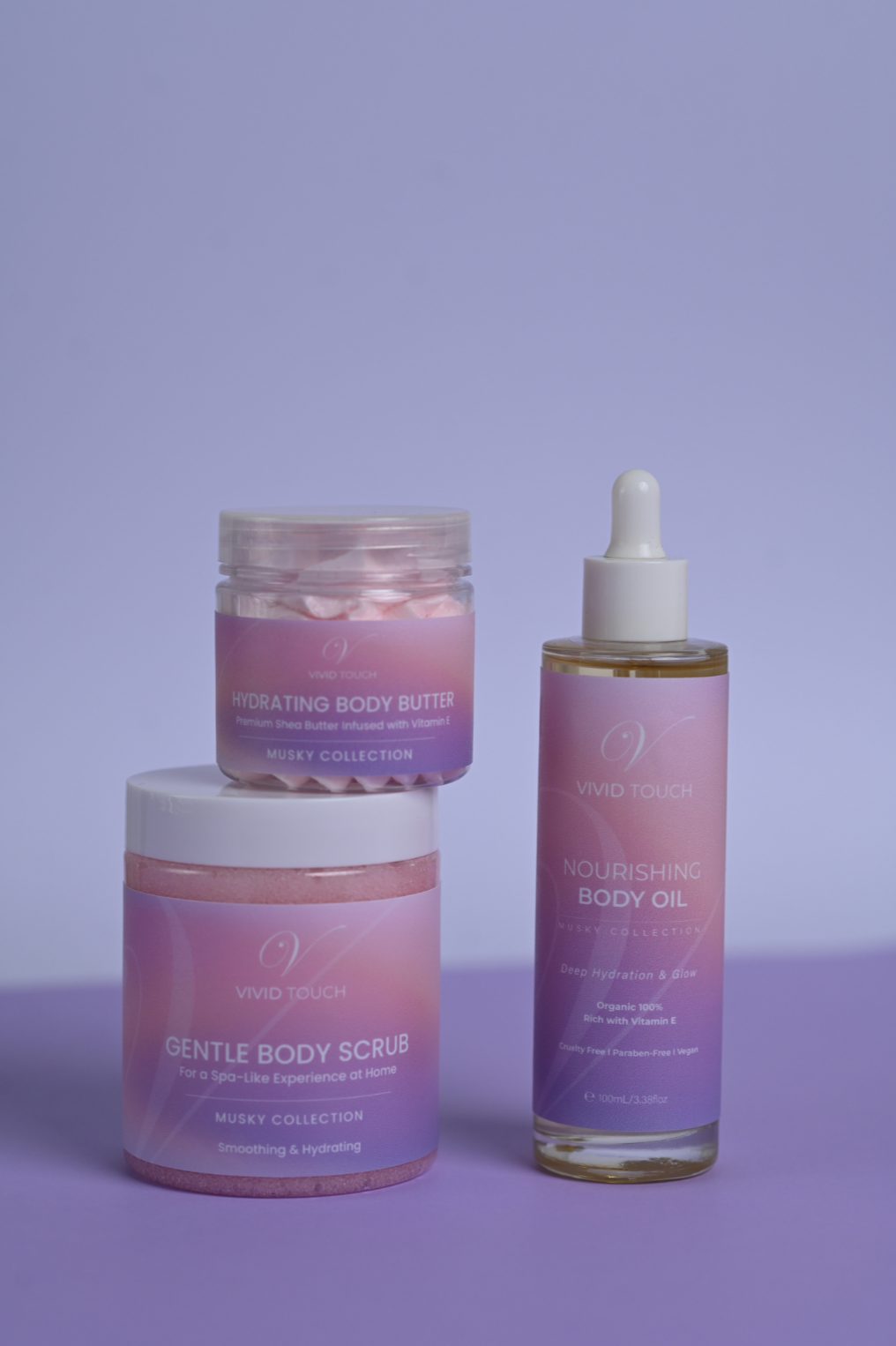 the Luxe ritual Trio-White Musk