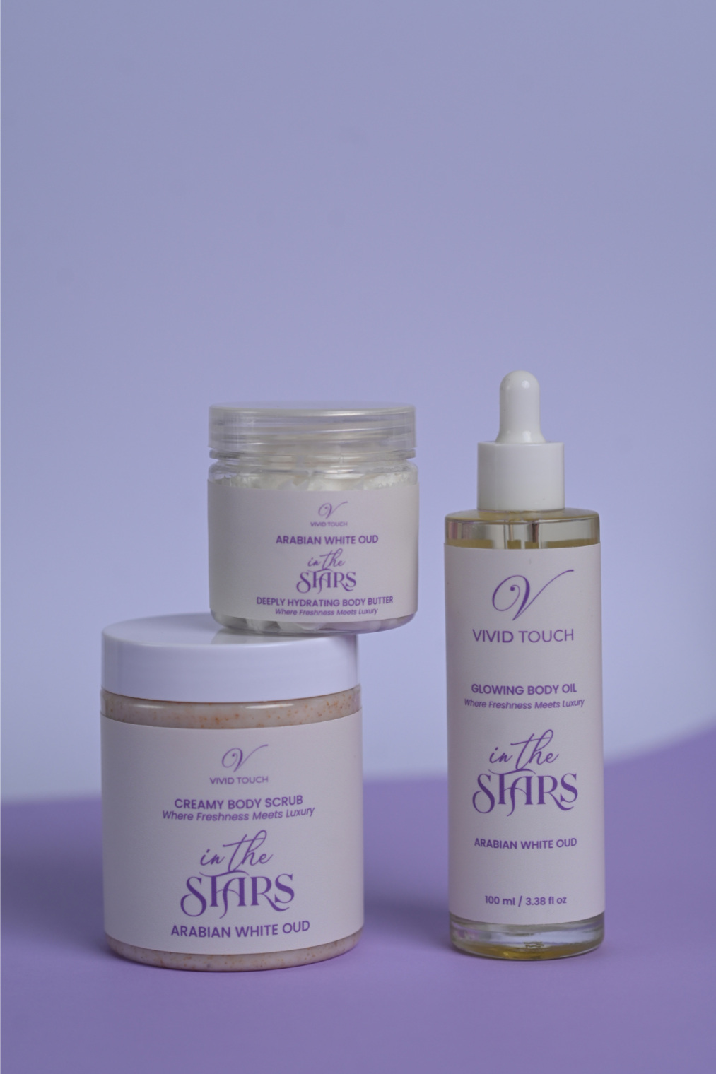 The Luxe Ritual Trio-White Oud Vanilla